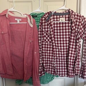 3 Button Down Women’s Shirts
